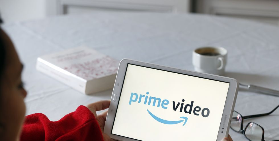 Amazon Prime Video-Logo auf einem Tablet