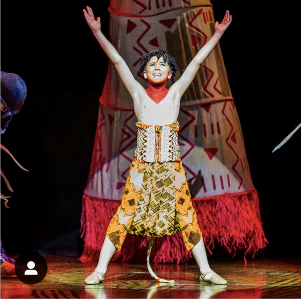 Álvaro de luna en el musical el rey león