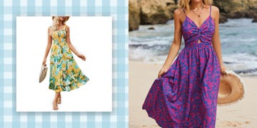 amazon beach vacation summer dresses 2025