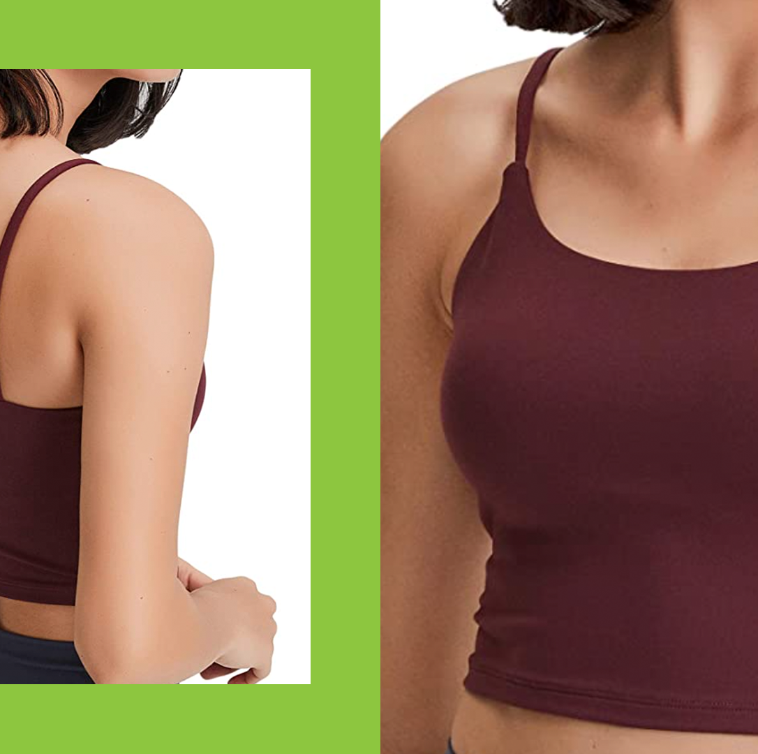 shoppers are calling the Lemedy crop top sports bra