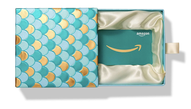 Dove acquistare le carte regalo Amazon, Mint Green Amazon Card in un'elegante scatola