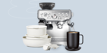 a coffee maker and coffee pot