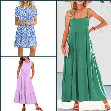 amazon vacation dresses a variety of summer dresses in different colors and patterns