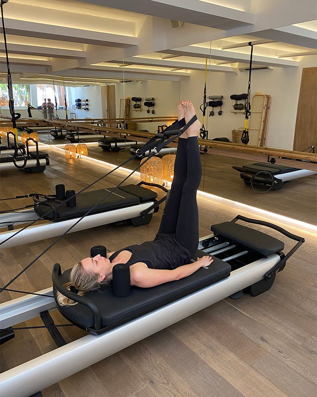 'I did reformer Pilates twice a week for a month my results'