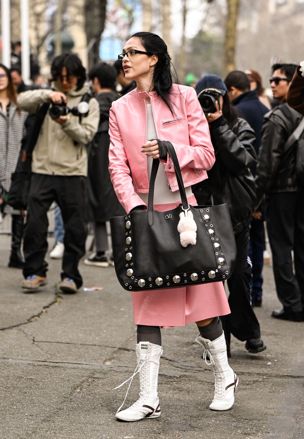 street style paris fashion week womenswear fall/winter 2025/2026 day nine