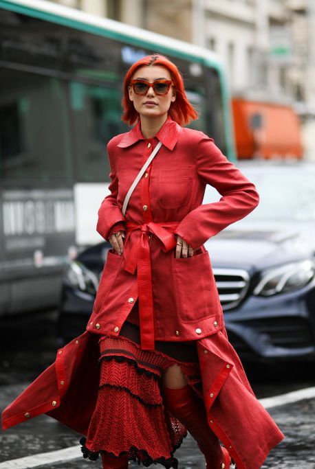 street style at paris fashion week  womenswear fall winter 20202021：day six