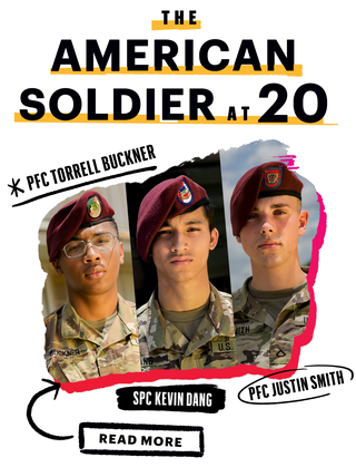 american soldiers at 20