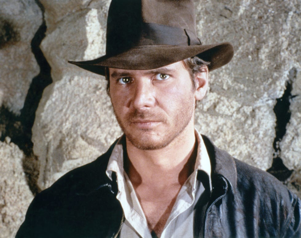 on the set of "raiders of the lost ark"