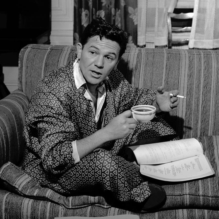 john garfield is interviewed circa may, 1947 in new york, new york
