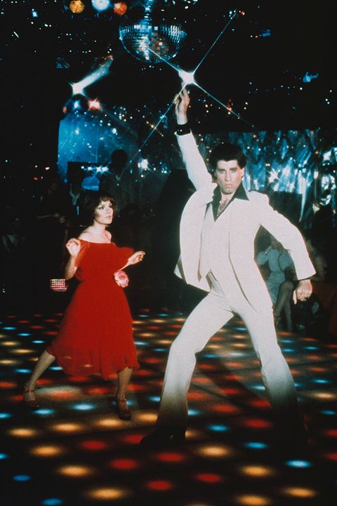 on the set of saturday night fever