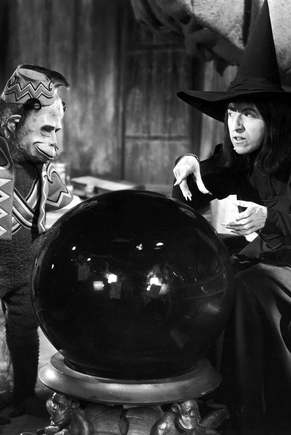 Wicked Witch & Monkey In 'Wizard Of Oz'