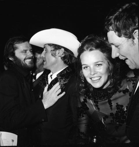 Jack Nicholson & Dennis Hopper At The 1970 Oscar Ball jack nicholson dennis hopper at the 1970 oscar ball