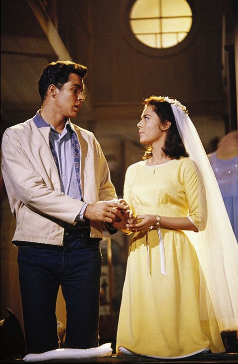 on the set of west side story