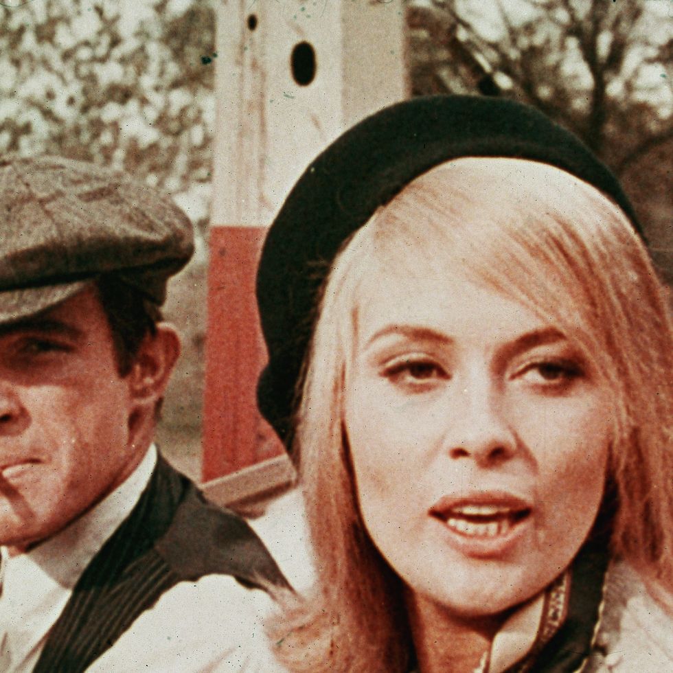 american actors warren beatty and faye dunaway sit in a car in a still from the film, "bonnie and clyde," directed by arthur penn, 1967. (photo by fotos international/courtesy getty images)