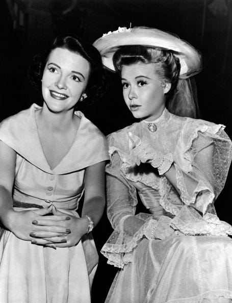 Vera-Ellen with Nancy Davis Reagan
