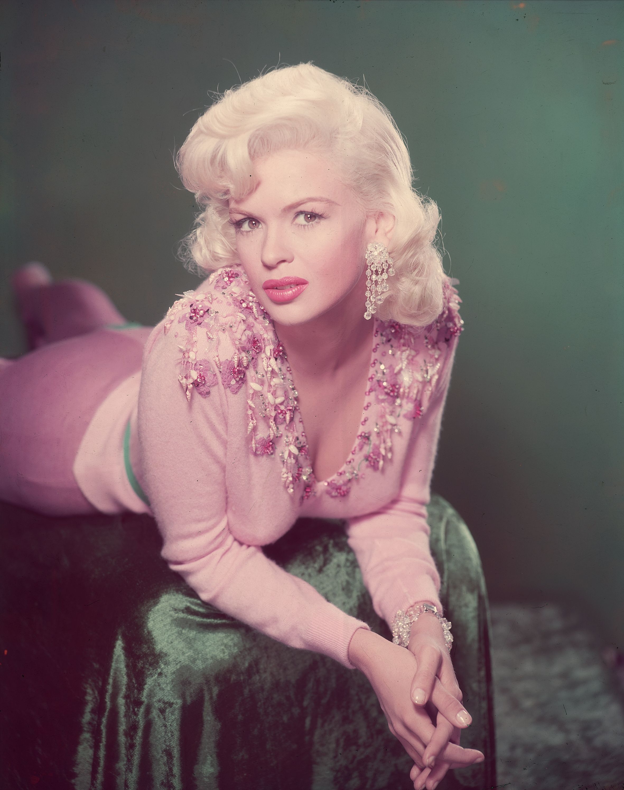 Jayne mansfield pink wedding dress sale