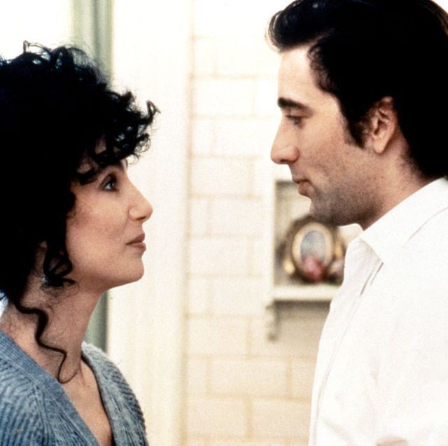 on the set of moonstruck