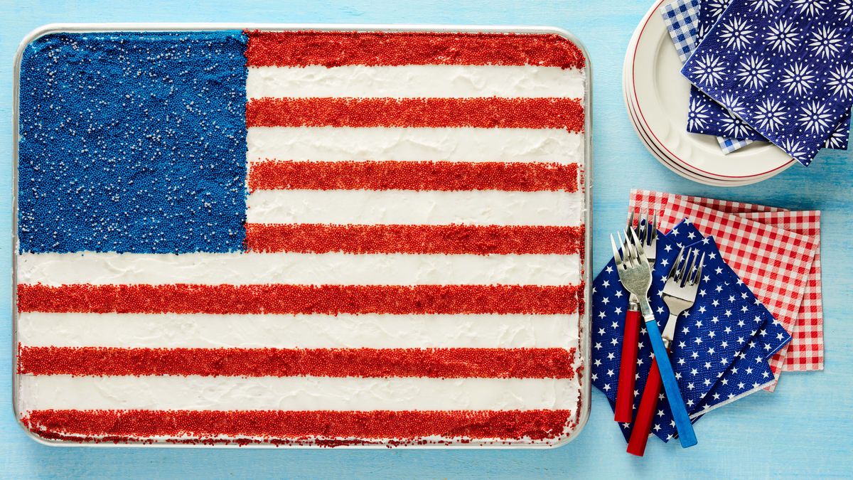 preview for American Flag Cake