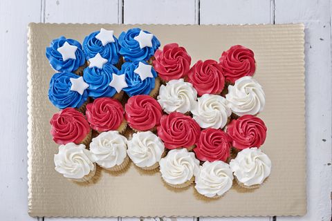 american flag cupcakes