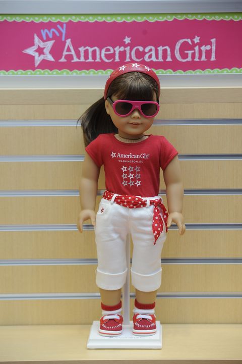 mclean, va    june 6   a doll wearing an american girl washington, dc shirt is seen at the american girl washington, dc store at tysons corner center on monday june 6, 2011 in mclean, va  photo by matt mcclainfor the washington post via getty images