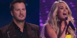 'American Idol' Judge Luke Bryan Had the Most Awkward Reaction to Carrie Underwood at 2019 Finale