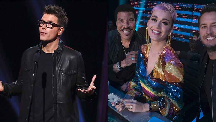 preview for Luke Bryan & Lionel Richie Give ‘American Idol’ Newcomer Bobby Bones Advice: ‘Come In With Some Gloves On!’
