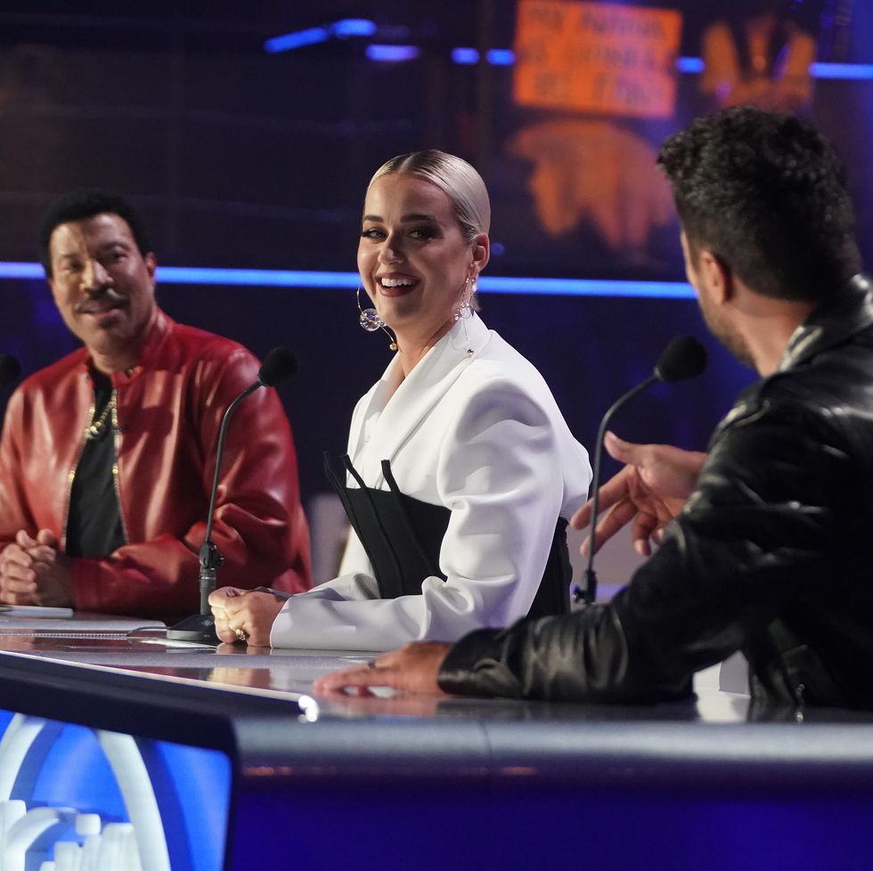 american idol   417 coldplay songbook  mothers day dedication  american idol is back with a live coast to coast episode as the top seven contestants perform two songs each on sunday, may 9 800 1000 pm edt, on abc eric mccandlessabc via getty images
lionel richie, katy perry