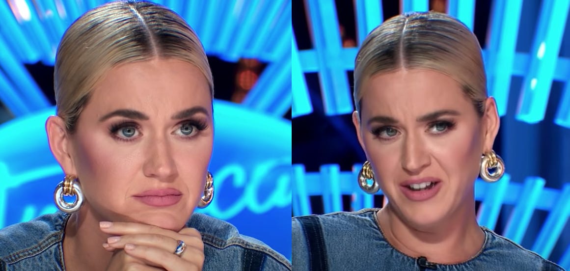 abc 'american idol' 2022 judges katy perry douglas mills audition reaction
