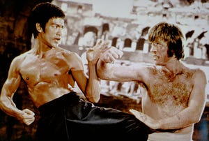 bruce lee y chuck norris