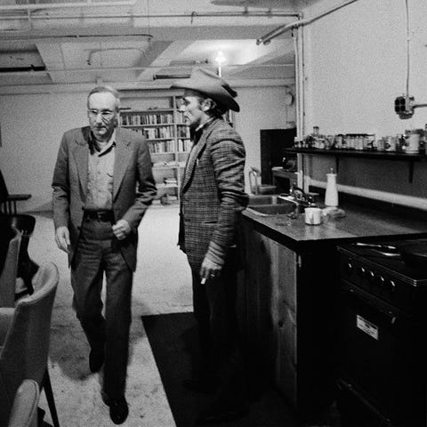 william s burroughs with dennis hopper