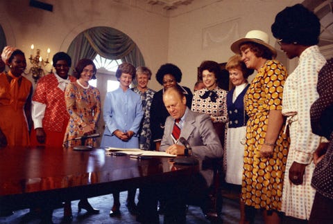 signing women's equality day legislation
