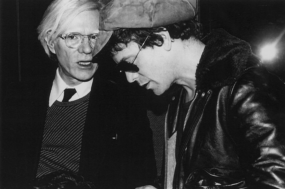 Andy Warhol And Lou Reed