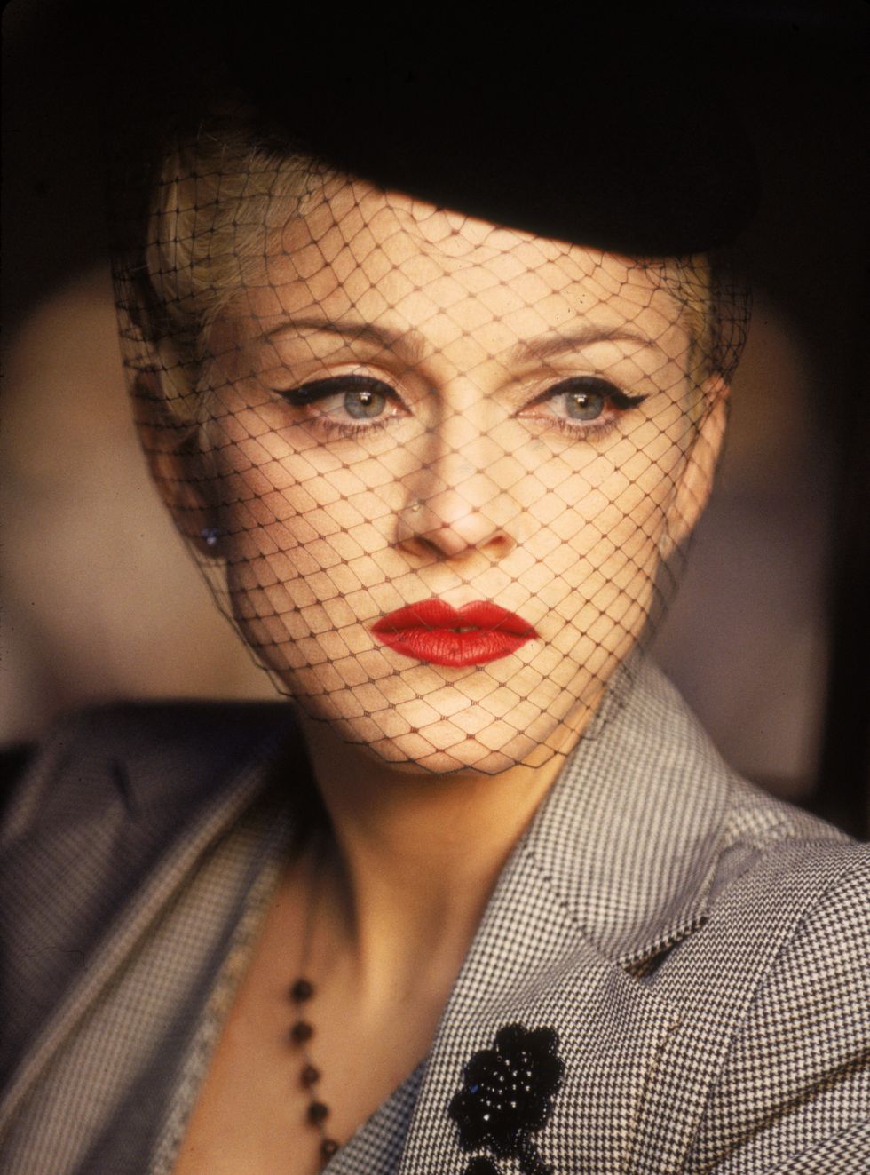 madonna during 'take a bow' video shoot