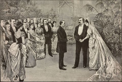 grover cleveland and frances folsom's wedding