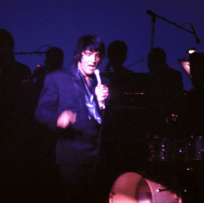 elvis presley on stage