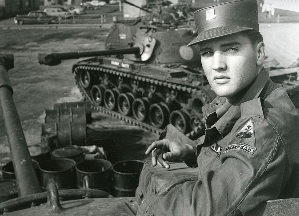 elvis presley during military service