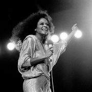 diana ross performs on stage