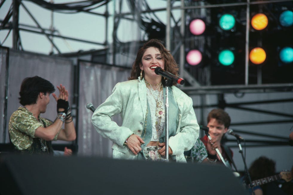 madonna at live aid