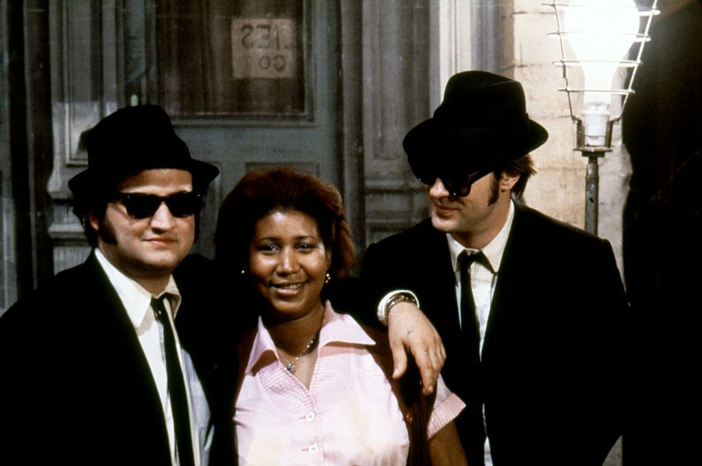Aretha Franklin's Only Movie Role Was in 1980's 'The Blues Brothers' With  James Brown