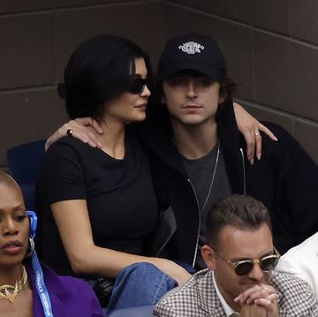 kylie jenner and timothée chalamet at the 2023 us open