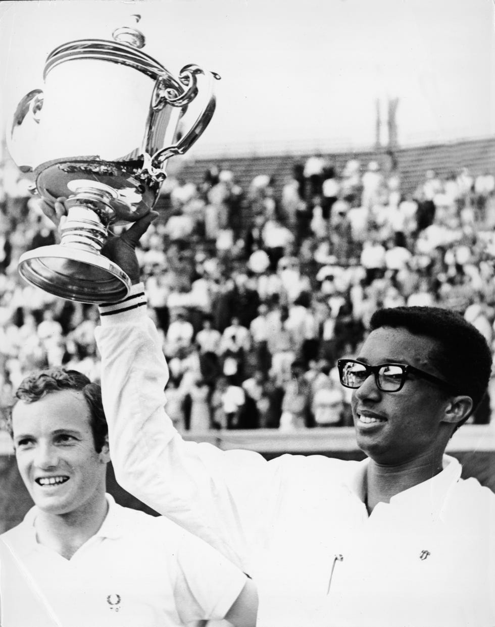 arthur ashe wins the first us open