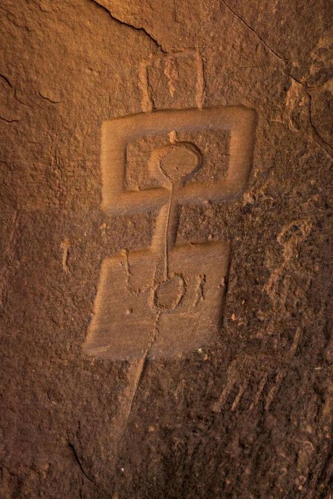Dit paneel is waarschijnlijk vr 1300 gemaakt door het Pueblovolk