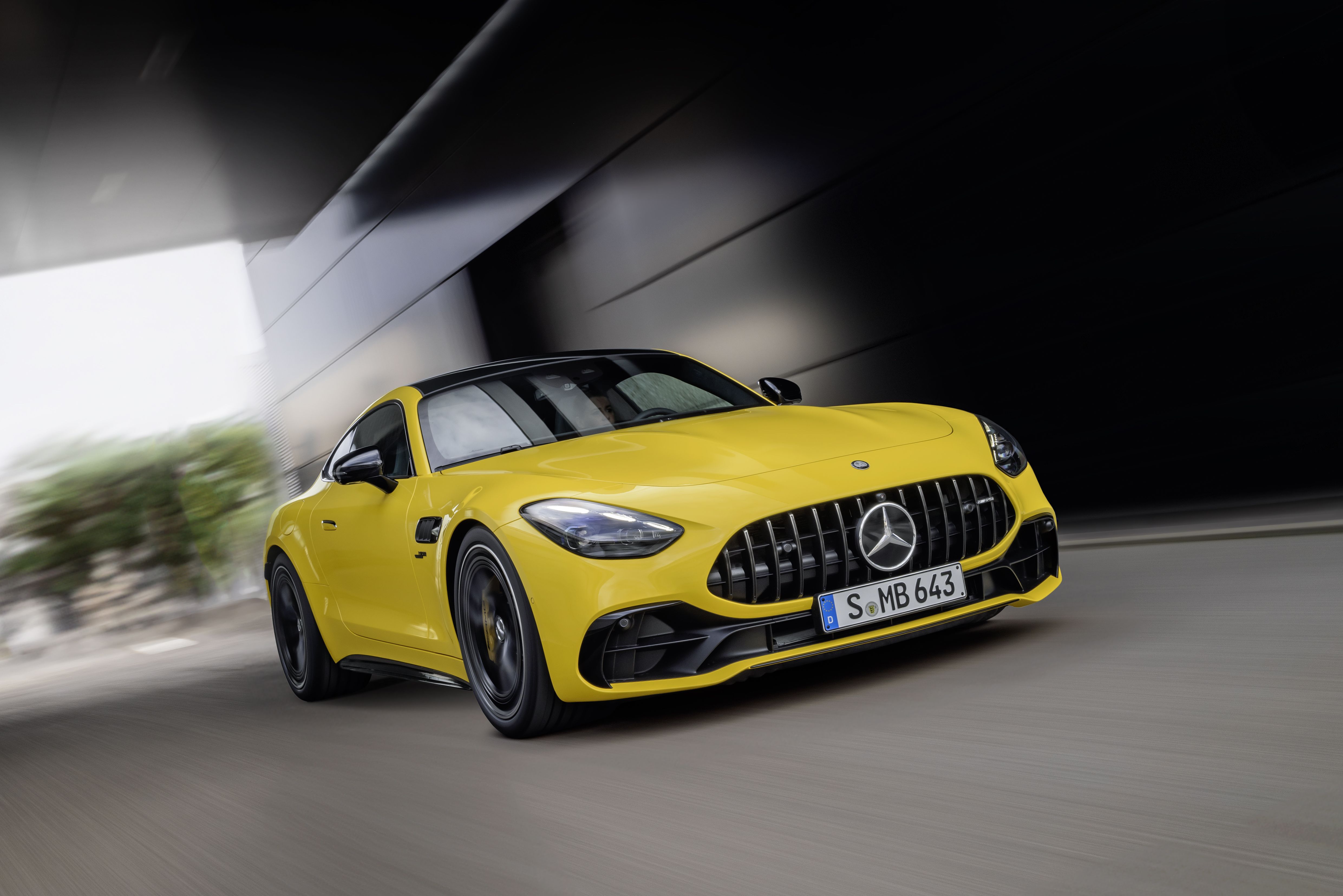 The 2025 Mercedes-AMG GT 43 Packs 4-Cylinder Power for $107,050