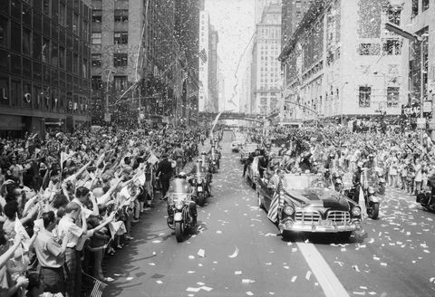 Ticker Tape Parade for Astronauts