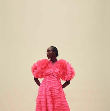 aje pink dress