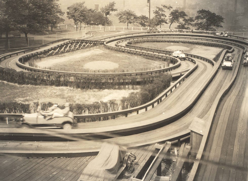 kennywood's auto race ride