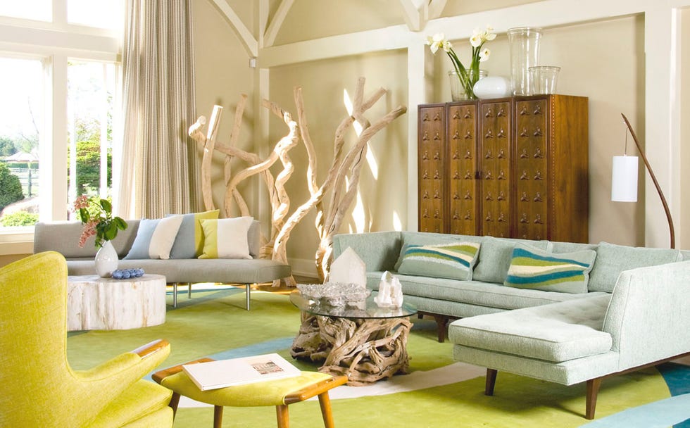 Architectural Digest Design Studio - Contemporary - Living Room - New York  - by Amy Lau Design