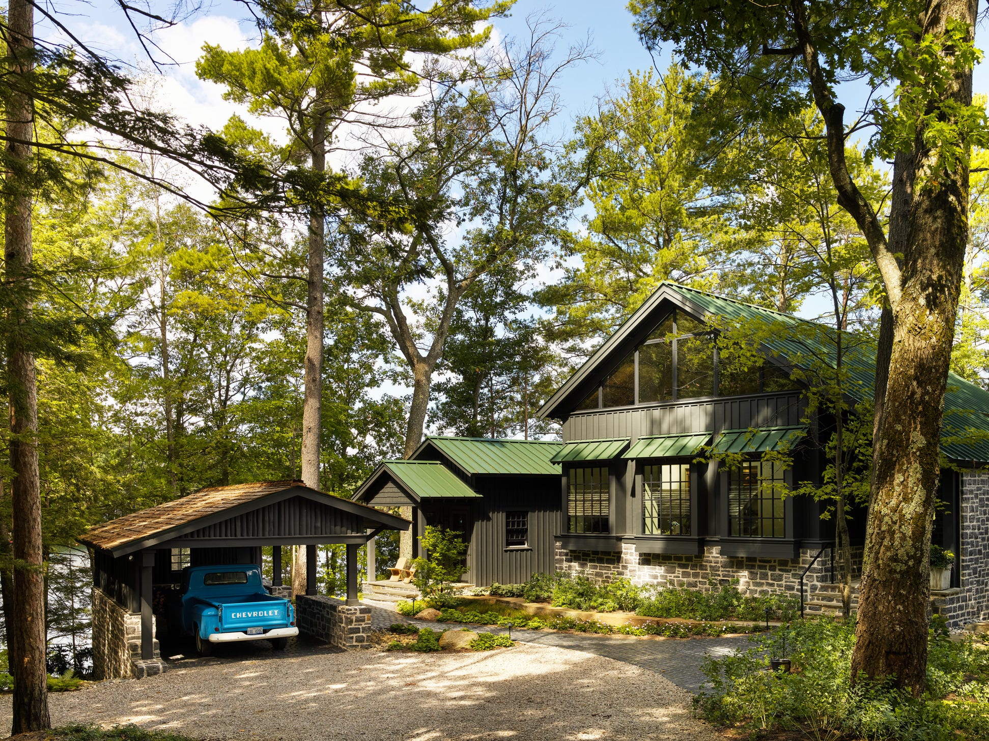 This Dreamy New Michigan Lake House Feels Like It's Been There for Ages