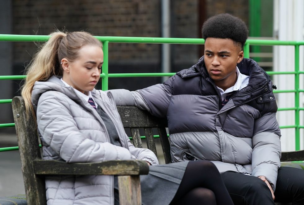 amy mitchell, denzel, eastenders