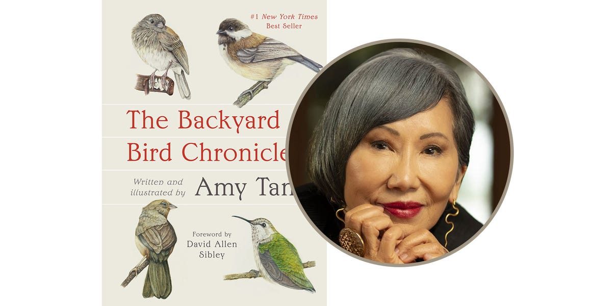 the backyard bird chronicle, amy tan, california book club